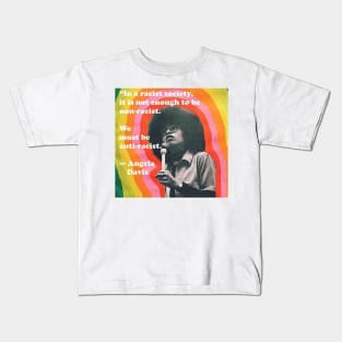 Angela Davis Quote Kids T-Shirt